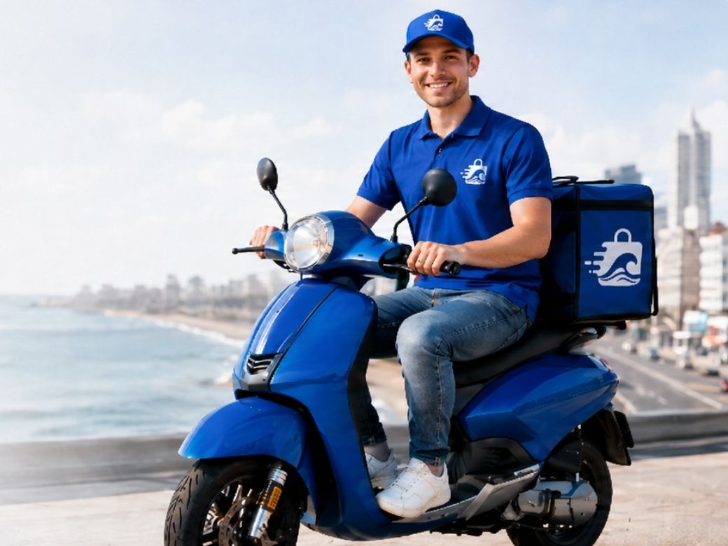 Cadete de Delivery de la Costa en la Costa Atlántica